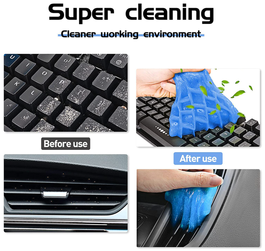 Cleaning Gel For Car Interior Car Vent Laptop Keyboard Universal